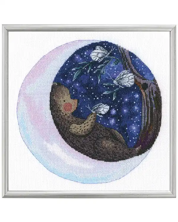 Jetzt Bestellen Stickpackung Bild Bär unter Sternen