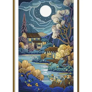 Perlenstickerei Vollmond Direktkauf