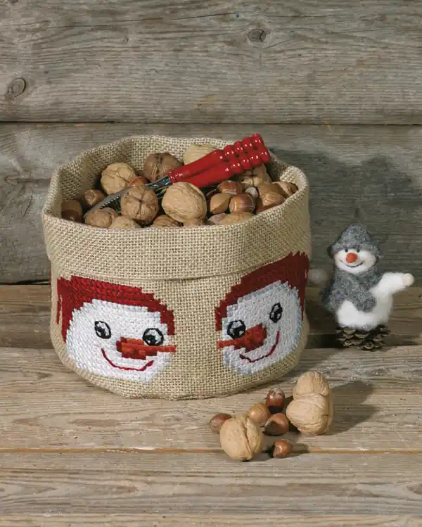 Stickpackung Fruchtkorb Schneemann Direkt Vom Hersteller