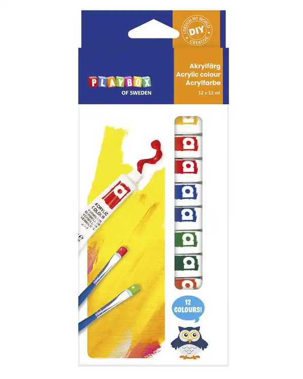 Versand Am Gleichen Tag Acrylfarben Set 12 Farben