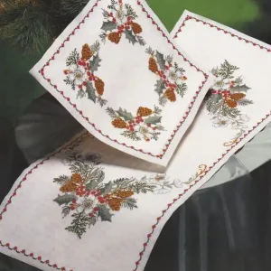 Ausverkauf Deckchen Winterkranz