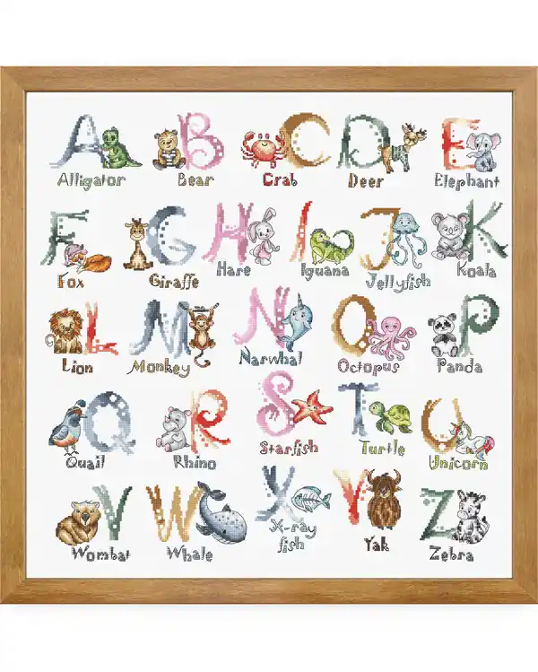 Stickpackung Bild Alphabet Mega-Angebot