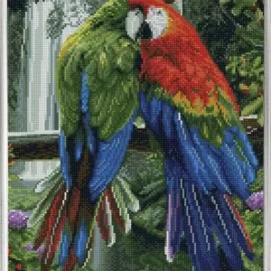 Nur Für Kurze Zeit Diamond Painting Papageien