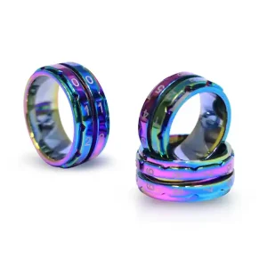 Kostenfreie Lieferung Reihenzähler Knitpro Ring Regenbogenfarbig