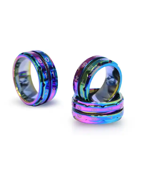 Kostenfreie Lieferung Reihenzähler Knitpro Ring Regenbogenfarbig