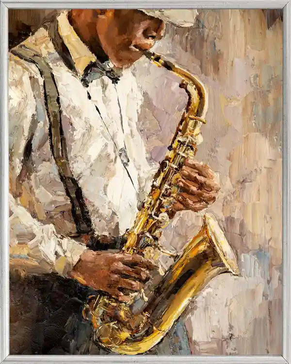 Diamond painting Saxophon Markenprodukt