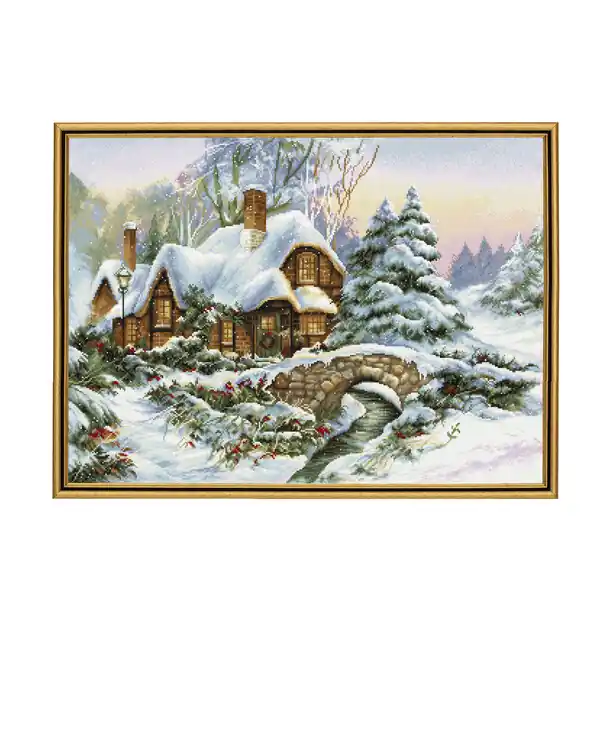 Stickpackung Bild Schneebedeckt Bestseller