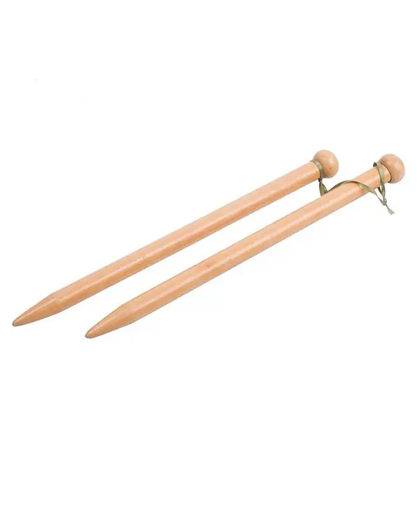 Sonderangebot Stricknadeln Bambus 35 cm