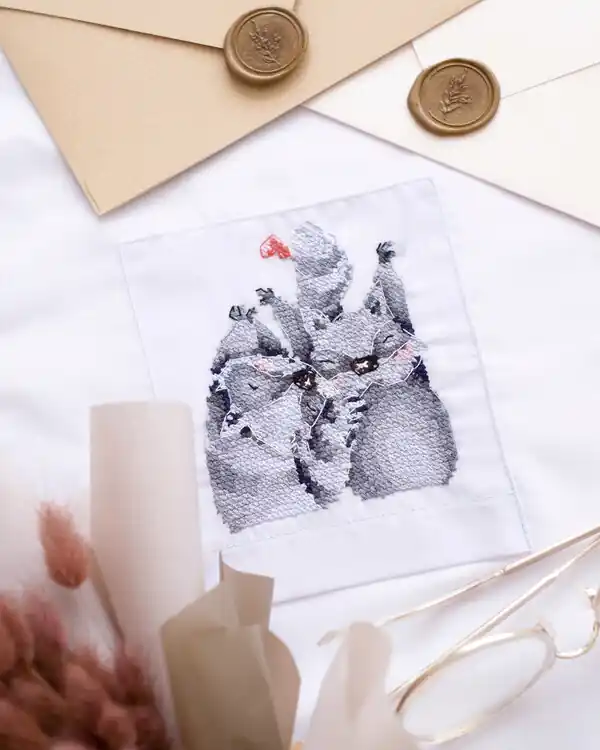 Nur Heute Kreuzstichkit Freunde