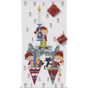 Stickpackung Kalender 3 kleine Wichtel Echt