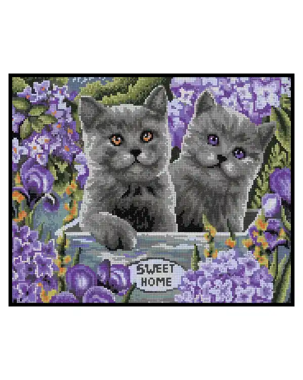 Hochwertig Diamond Painting Britische Katze