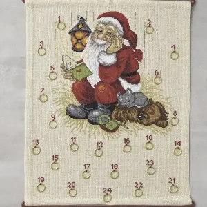 Stickpackung Kalender Der Weihnachtsmann liest Neu Im Sortiment