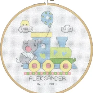 Stickpackung Bild Kinderzimmer Blau Mega-Angebot