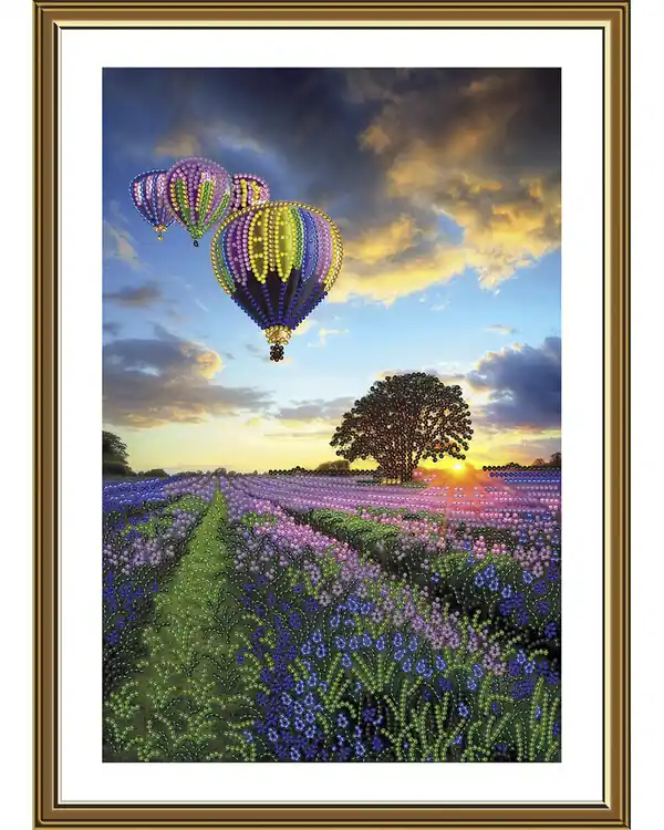 Im Trend Perlenstickerei Bild Traumreise