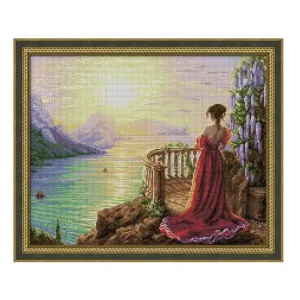 Rabatt Diamond Painting Sunset
