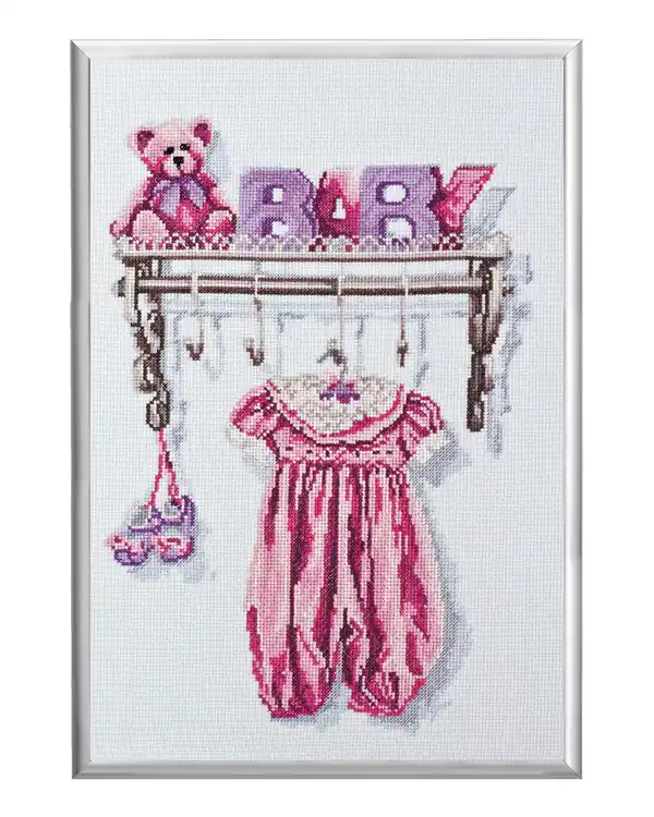 Stickpackung Bild Baby Rosa Großhandel