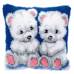 Knüpfkissen Eisbär Billig