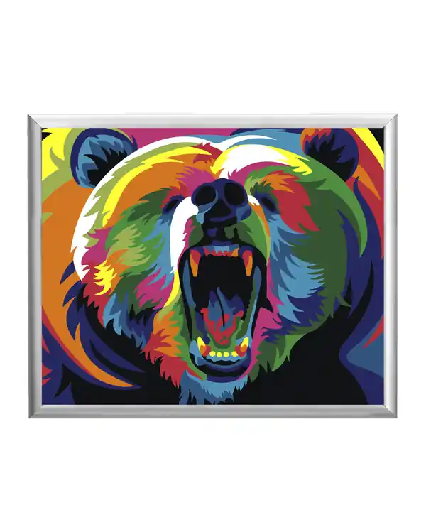 Neue Kollektion Paint By Numers Regenbogenbär