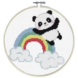 Geprüft Stickpackung Bild Panda