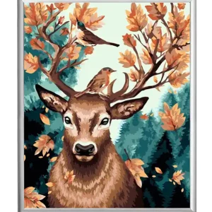 Paint By Numbers Forest Deer Schnäppchen