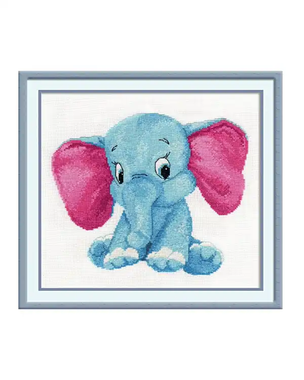 Stickpackung Bild Schwarze Elefant Ab Werk