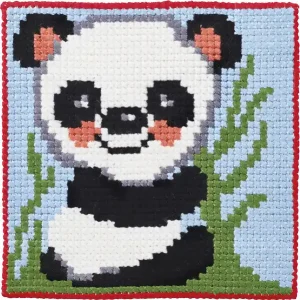 Preisknaller Stickpackung Straminbild Panda