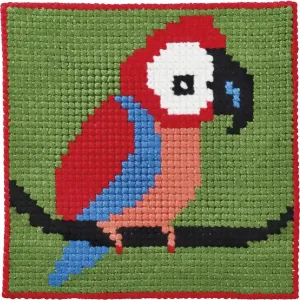 Stickpackung Straminbild Papagei Abverkauf