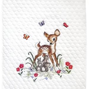 Stickpackung Babydecke Bambi Versand Am Gleichen Tag