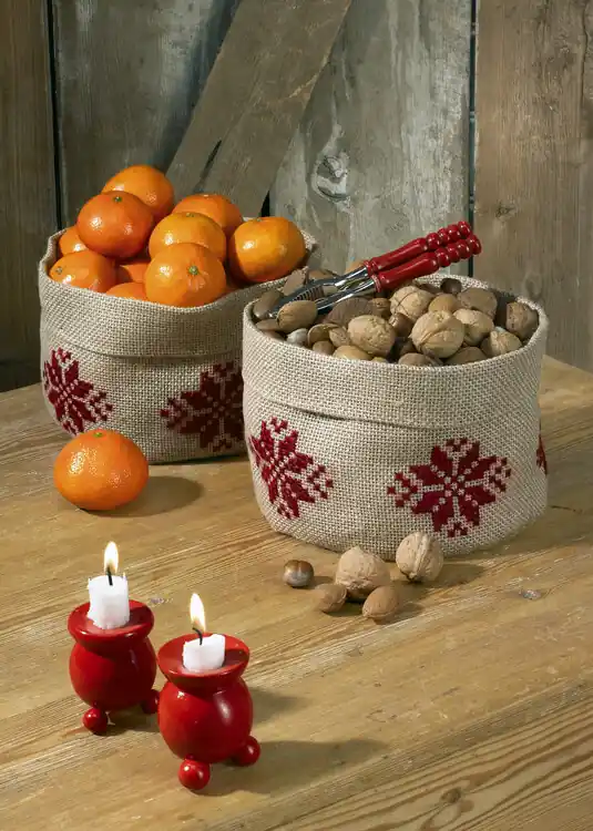 Kostenloser Versand Stickpackung Früchtekorb