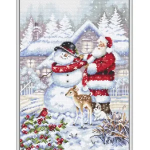 Stickpackung Bild Schneemann & Wichtel Sale