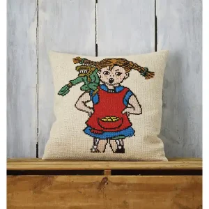 Sonderangebot Stickpackung Kissen Pippi Langstrumpf