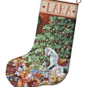 Stickpackung Strumpf Unter der Tanne Preisknaller