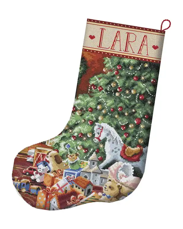 Stickpackung Strumpf Unter der Tanne Preisknaller