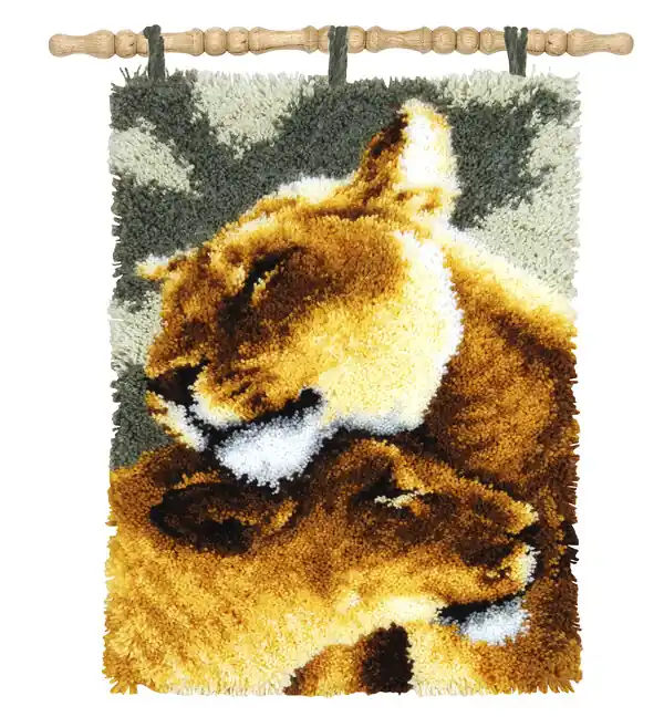 Neu Im Sortiment Wandbehang Verschmuste Löwen