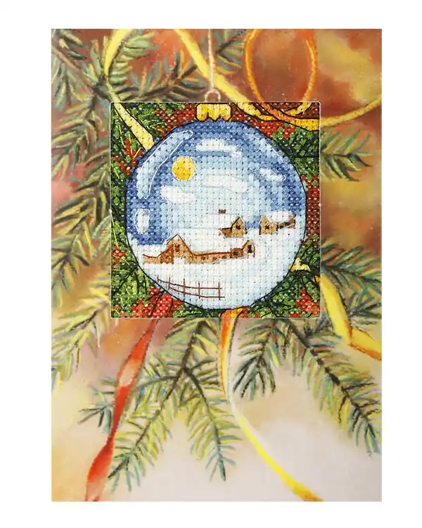 Stickpackung Karte Weihnachtswelt Must-Have