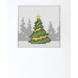 Stickpackung Karte Tanne Aktuell