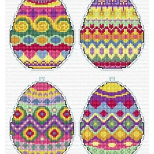 Plastcanvas Ostereier 4-er Pack Jetzt Zugreifen