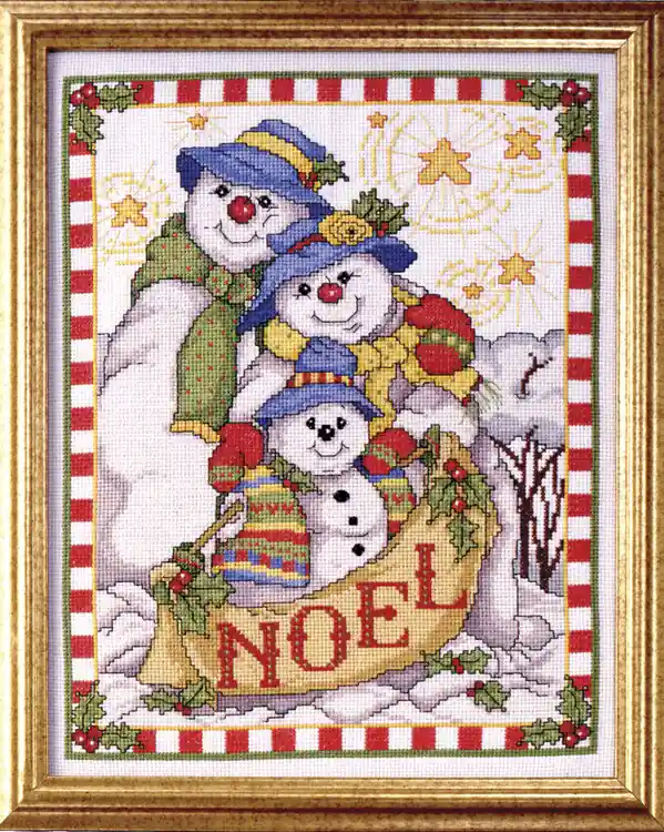 Stickpackung Bild Schneemann Noel Wochenendangebot