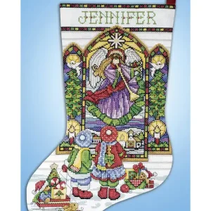 Nur Für Kurze Zeit Stickpackung Weihnachtsstrumpf Bemaltes Glas