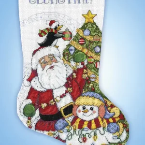 Nur Heute Stickpackung Weihnachtsstrumpf Schmücke den Baum