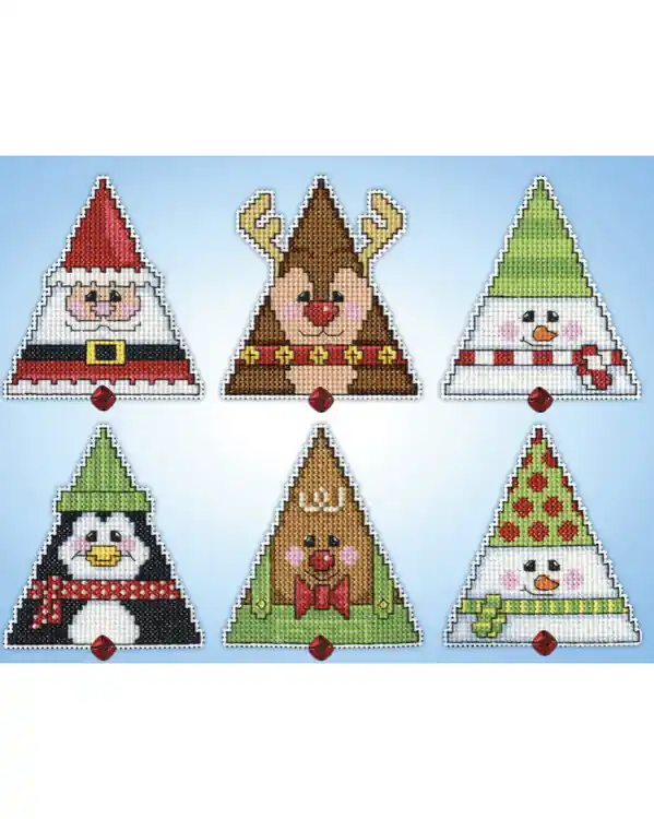 Plastik Canvas Weihnachtsfiguren 6er-Pack Heute Kaufen