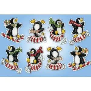Gratis Versand Plastik Canvas Pinguine 6-er Pack