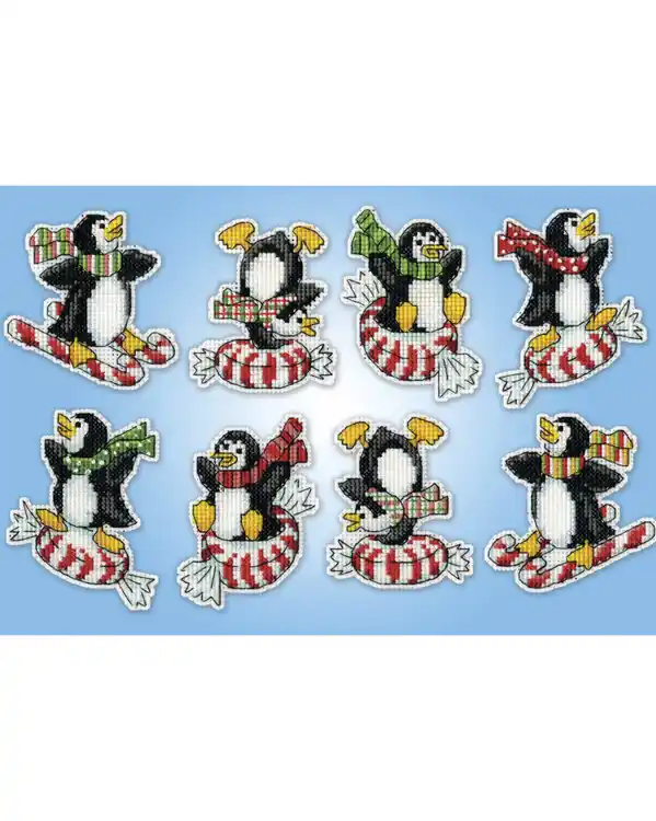 Gratis Versand Plastik Canvas Pinguine 6-er Pack