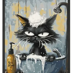 Im Trend Paint by Numbers Duschzeit