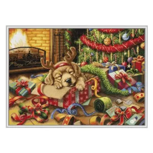 Stickpackung Bild Der kleine Rabauke des Weihnachtsmanns Neue Kollektion