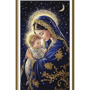 Preisreduziert Perlenstickerei Mutter und Tochter