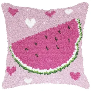 Stickpackung Knüpfkissen Wassermelone Geprüft