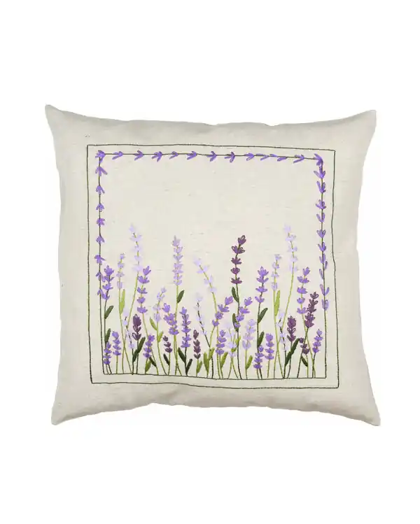 Stickpackung Kissen Lavendel Echt