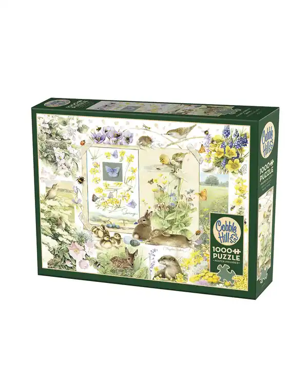 Puzzle Naturtagebuch: Frühling 1000 Teile Kostenloser Rückversand