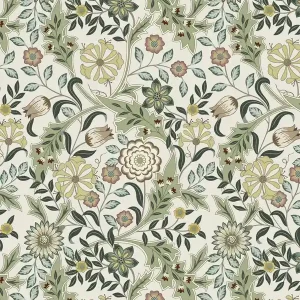 Kostenfreie Lieferung Gardinenstoff Meterware Amber Blattmuster 140 cm